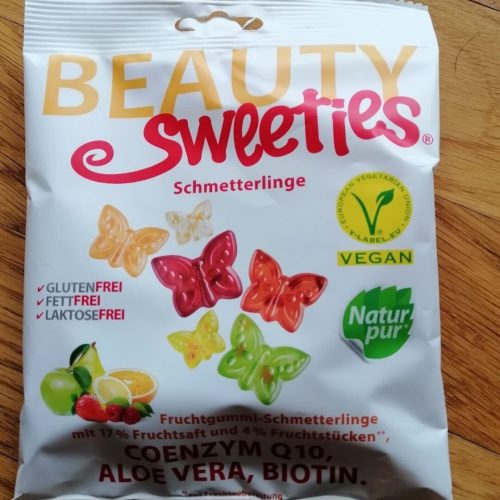 Beauty Sweeties gluténmentes vegán gumicukor pillangók 125 g