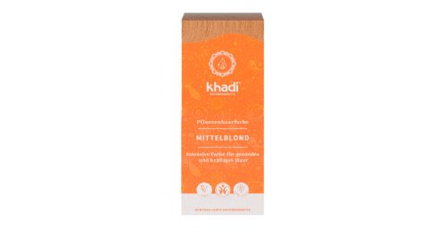 Khadi bio hajfesték por középszőke 100% 100 g