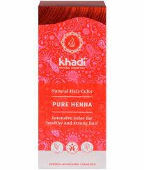 Khadi bio hajfesték por élénkvörös 100% 100 g