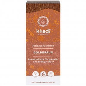 Khadi bio hajfesték por aranybarna 100 g