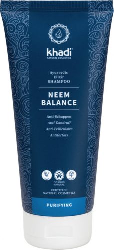 Khadi NEEM BALANCE sampon ayurvédikus elixírrel