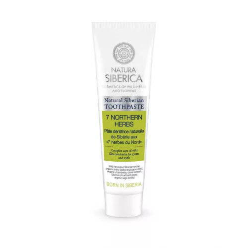 Natura siberica "7 northern herbs" fluoridmentes fogkrém 100 g