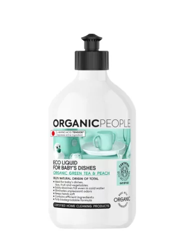 ORGANIC PEOPLE MOSOGATÓSZER BABAEDÉNYEKHEZ BIO ZÖLD TEÁVAL ÉS BARACKKAL 350 ML