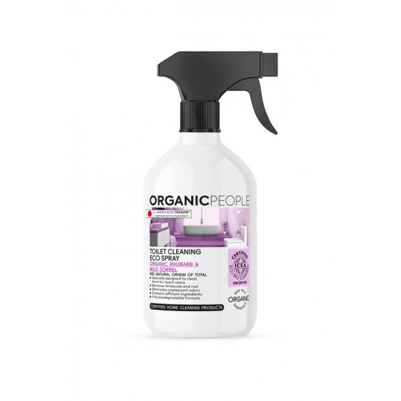 ORGANIC PEOPLE ÖKO WC TISZTÍTÓ SPRAY BIO REBARBARÁVAL ÉS VADSÓSKÁVAL 500 ML