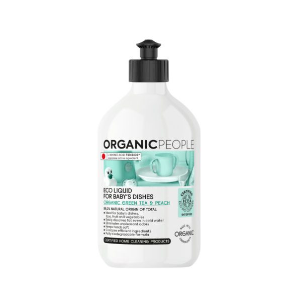 ORGANIC PEOPLE MOSOGATÓSZER BABAEDÉNYEKHEZ BIO ZÖLD TEÁVAL ÉS BARACKKAL 500 ML