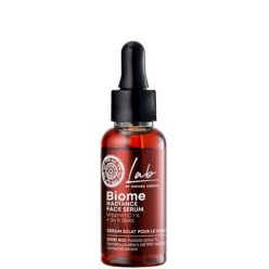   Natura Siberica Lab Biome Radiance C-vitaminos arcszérum 24k arannyal