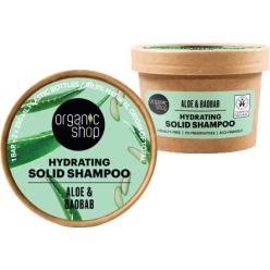   Organic Shop Hidratáló szilárd sampon aloéval és baobabbal 60g