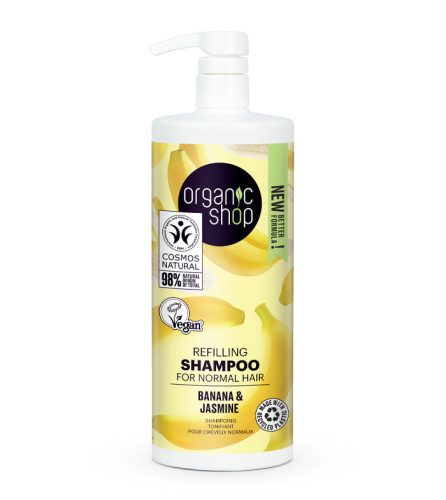 Organic Shop Tápláló sampon banánnal és jázminnal