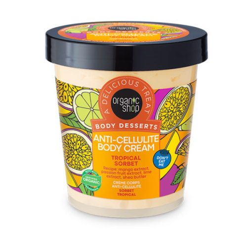 Organic Shop Testápoló krém narancsbőrre "Trópusi sorbet"