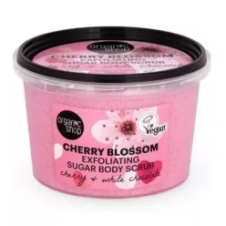   Organic Shop bio cukros testradír cseresznyével és fehér csokoládéval 250 ml