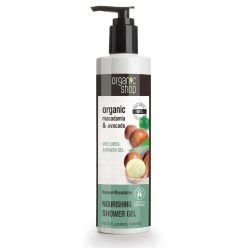 Organic Shop Tápláló tusfürdő Kenyai makadámia 280 ml