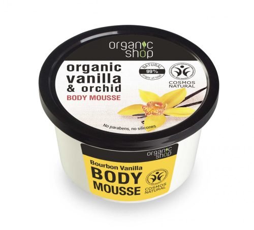 Organic Shop Testápoló mousse Bourbon vanília  250 ml