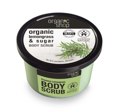 Organic Shop bio cukros testradír provance-i citromfű 250 ml