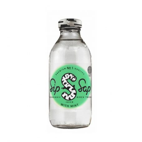 Sipsap bio nyírfavíz menta íz 330 ml