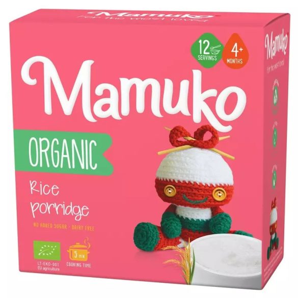 Mamuko bio rizskása 4 hónapos kortól 200 g