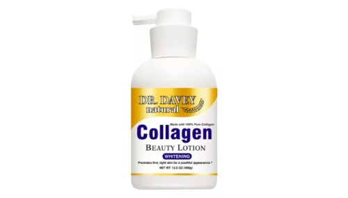 Dr. Davey natural pumpás kollagénes bőrfiatalító és bőrkisimító testápoló 438 ml