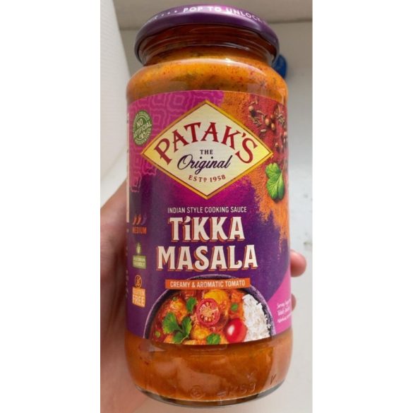 Pataks tikka masala indiai mártás 450 g