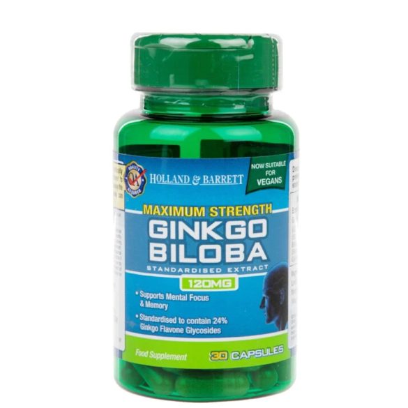 H&B ginkgo biloba kapszula 120mg 30 db