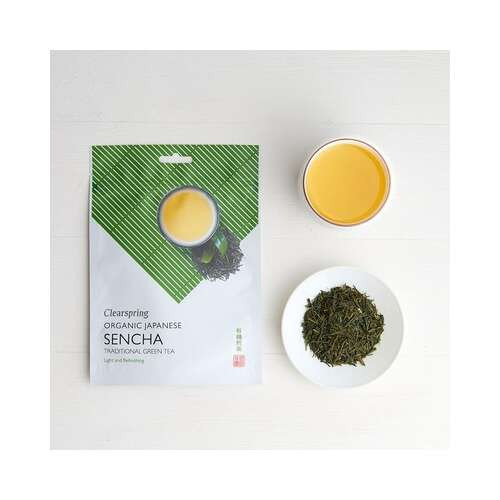 Clearspring bio sencha japán zöld tea 90 g