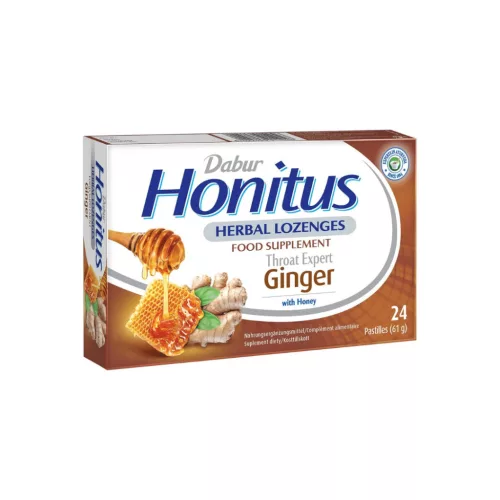 DABUR HONITUS GYÖMBÉR ÍZŰ SZOPOGATÓ TAB.