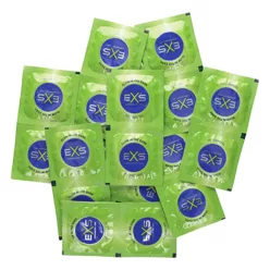 EXS Glow - vegán világító óvszer (100 db)