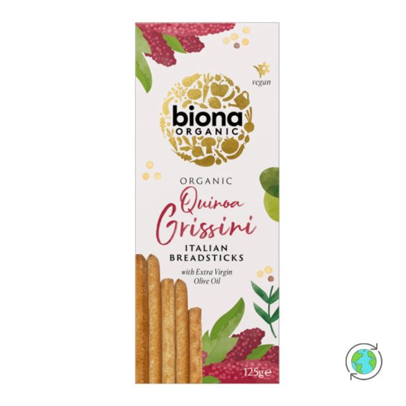 Biona BIO Grissini quinoa-s olasz kenyérrúd 125g