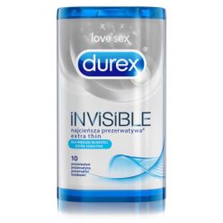   Durex Invisible Extra Sensitive - vékony, extra szenzitív óvszer (10db) -