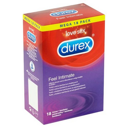 Durex Feel Intimate - vékonyfalú óvszer (18db)