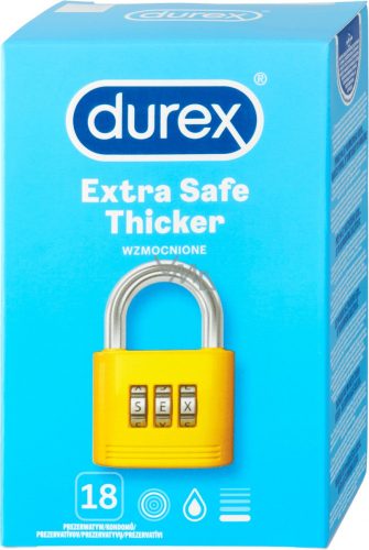 Durex Extra Safe - biztonságos óvszer (18db)