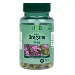 H&B oregánó olaj lágyzselatin kapszula 56mg 90 db
