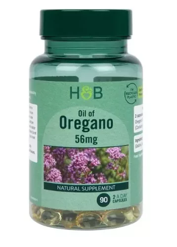 H&B oregánó olaj lágyzselatin kapszula 56mg 90 db