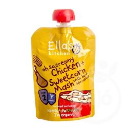   Ellas Kitchen bio csirke csemegekukorica püré bébiétel 130 g