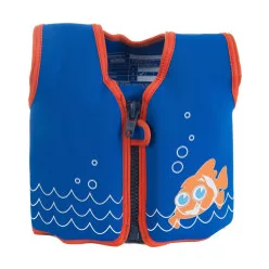   Konfidence Jackets™ gyermek úszómellény - CLOWNFISH   Rugalmas neoprén anyagú úszómellény 8 kivehető úszószivaccsal