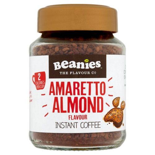 Beanies amaretto-mandula ízű koffeinmentes instant kávé 50 g