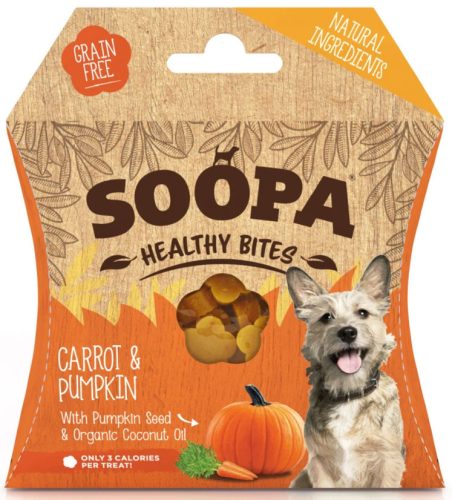 Soopa healthy bites vegán jutalomfalat répa és sütőtök 50 g