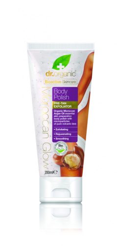 dr.Organic Moroccan Glow Barnítás előtti bőrradír 200ml