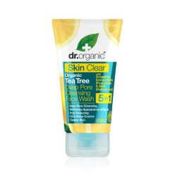   Dr.organic skin clear mélytisztító arclemosó 5 az 1-ben 125 ml