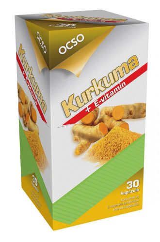 OCSO KURKUMA+E VITAMIN KAPSZULA 30DB