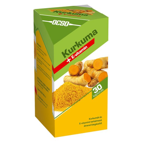 OCSO Kurkuma + E-vitamin kapszula 90db