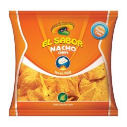 El sabor big nacho chips gluténmentes texas bbq 225 g