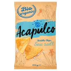 Acapulco bio tortilla chips natúr 125 g