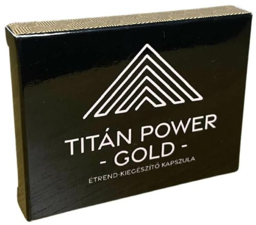 Titán Power Gold - étrendkiegészítő férfiaknak (3db)