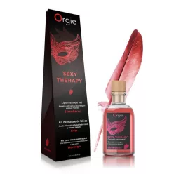 Orgie Sexy Therapy - masszázsolaj szett - eper