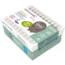   Cleanic baby eco organic biológiailag lebomló fültisztító 60 db