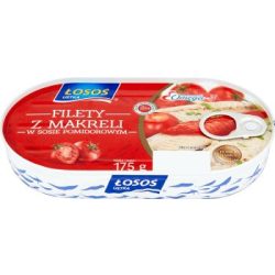 Losos makrélafilé paradicsomszószban 175 g