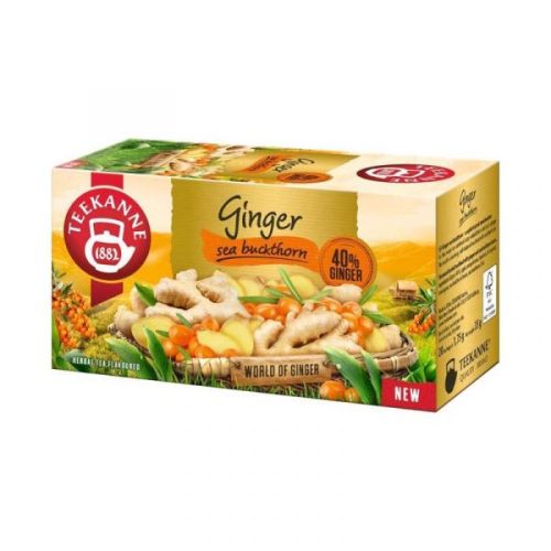 Teekanne ginger homoktövis ízű gyömbér tea 35 g