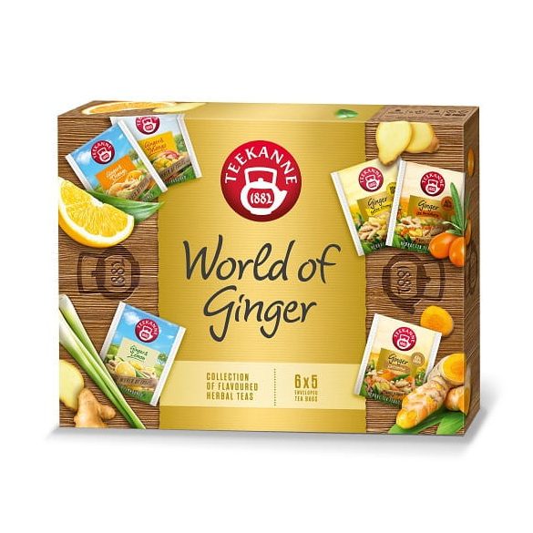 Teekanne world og ginger gyömbér teaválogatás 55 g