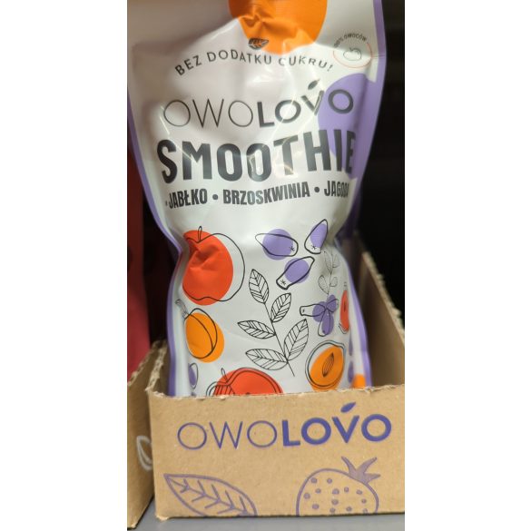 Owolovo smoothie alma-kékáfonya-őszibarack 250 ml