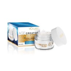   Vollaré age creator 40+ hyaluronsavas, e-vitaminos és retinolos bőrhidratáló arckrém 50 ml