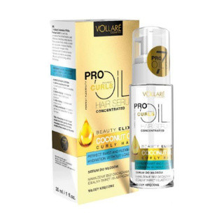 Vollaré pro oil hajvégápoló olaj göndör hajra kókuszolajjal 30 ml